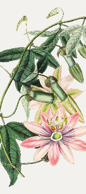 Fabric roller blind Pink flower