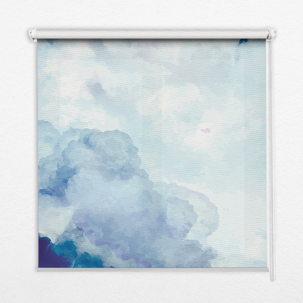 Modern roller blind Clouds