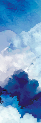 Modern roller blind Clouds