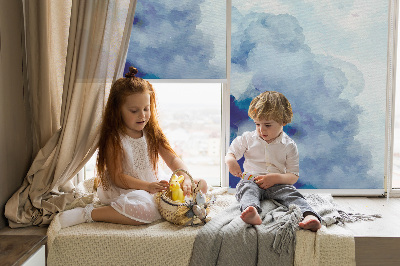 Modern roller blind Clouds