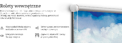 Modern roller blind Clouds