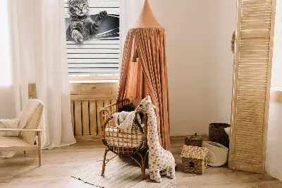Modern roller blind cat pattern design