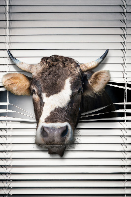 Fabric roller blind Cow