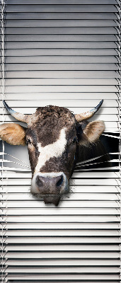 Fabric roller blind Cow