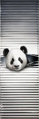 Roller blind modern panda design
