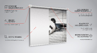 Modern roller blind Panda