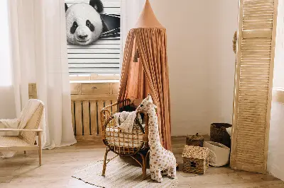 Roller blind modern panda design