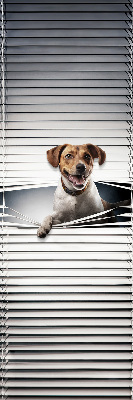Roller blind for large window Dog