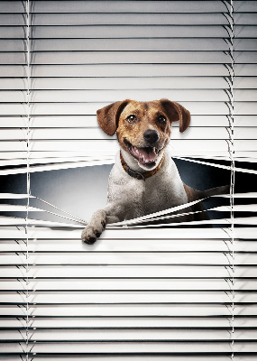 Roller blind for large window Dog