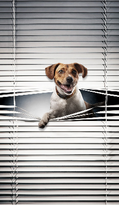 Roller blind for large window Dog