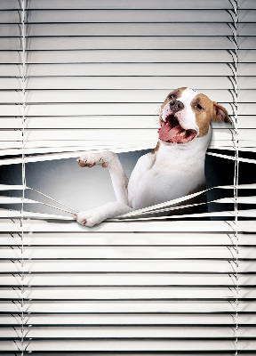Fabric roller blind Dog