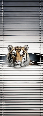Roller blind for large window Tiger