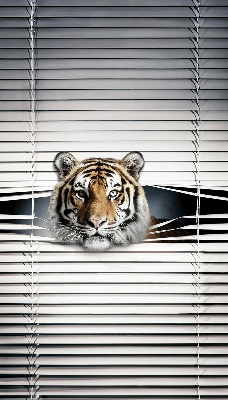 Roller blind for large window Tiger