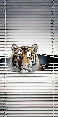 Roller blind for large window Tiger