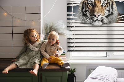 Roller blind for large window Tiger