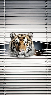 Roller blind for large window Tiger