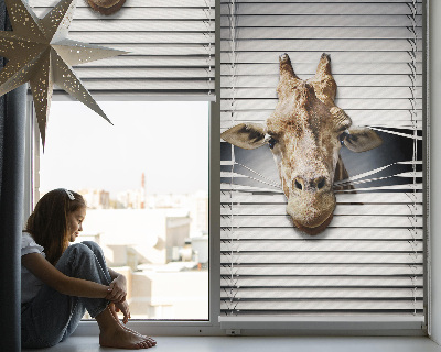 Modern roller blind Giraffe