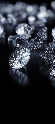 Blackout roller blind Diamonds and sparkle