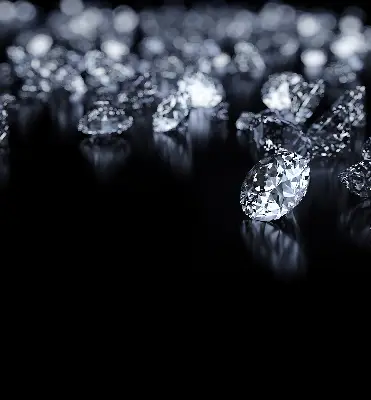 Blackout roller blind with diamonds and sparkle design