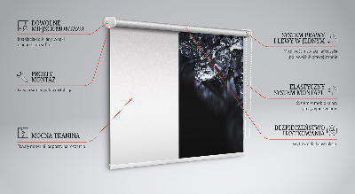 Blackout roller blind Diamonds and sparkle