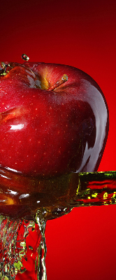 Blackout roller blind Red apple in the depths