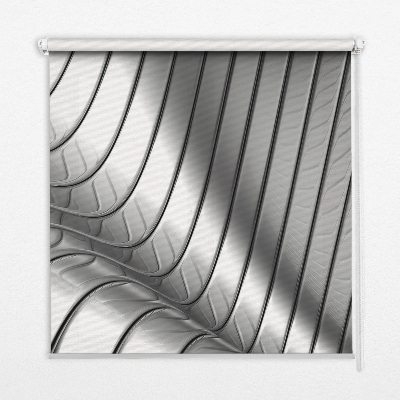 Blackout roller blind for window Metallic abstraction