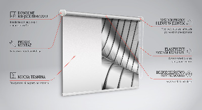 Blackout roller blind for window Metallic abstraction