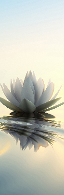 Blackout roller blind Water lilies