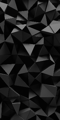 Blackout roller blind for window Black origami