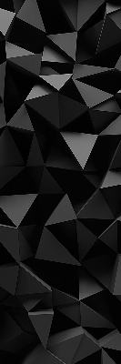 Blackout roller blind for window Black origami