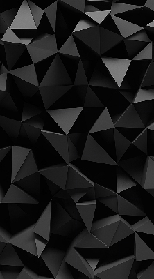 Blackout roller blind for window Black origami
