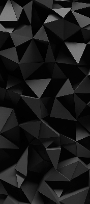 Blackout roller blind for window Black origami
