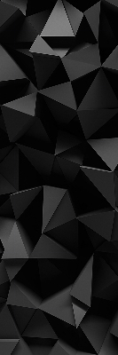 Blackout roller blind for window Black origami