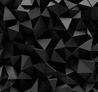 Blackout roller blind for window Black origami