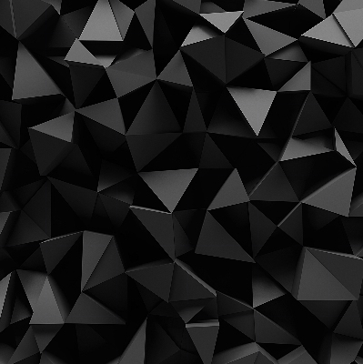 Blackout roller blind for window Black origami