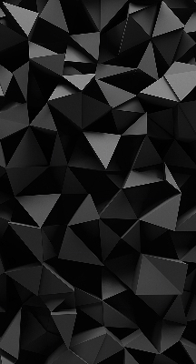 Blackout roller blind for window Black origami