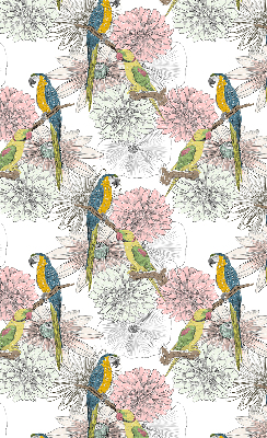 Blackout roller blind Parrots on a branch