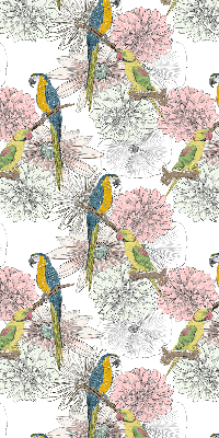 Blackout roller blind Parrots on a branch