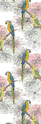 Blackout roller blind Parrots on a branch