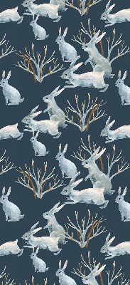 Blackout roller blind Rabbits and Sticks