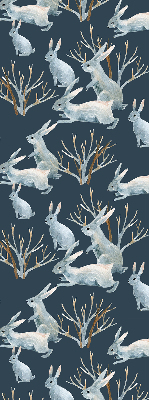 Blackout roller blind Rabbits and Sticks