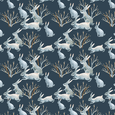 Blackout roller blind Rabbits and Sticks