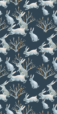 Blackout roller blind Rabbits and Sticks