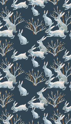 Blackout roller blind Rabbits and Sticks