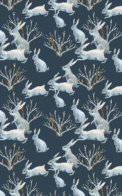 Blackout roller blind Rabbits and Sticks