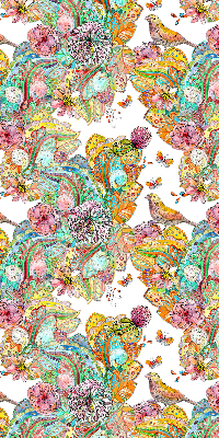 Blackout roller blind for window Colorful pattern of nature