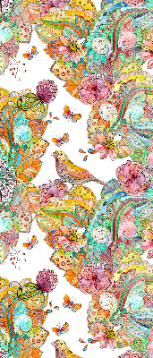 Blackout roller blind for window Colorful pattern of nature
