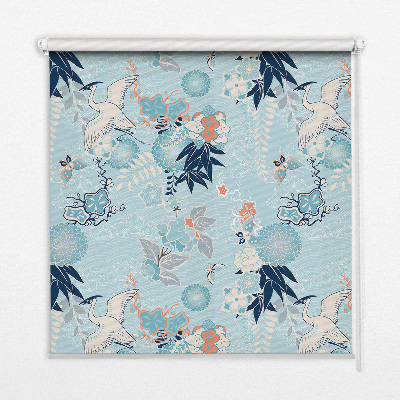Blackout roller blind Blue nature