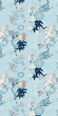 Blackout roller blind Blue nature