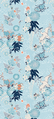 Blackout roller blind Blue nature
